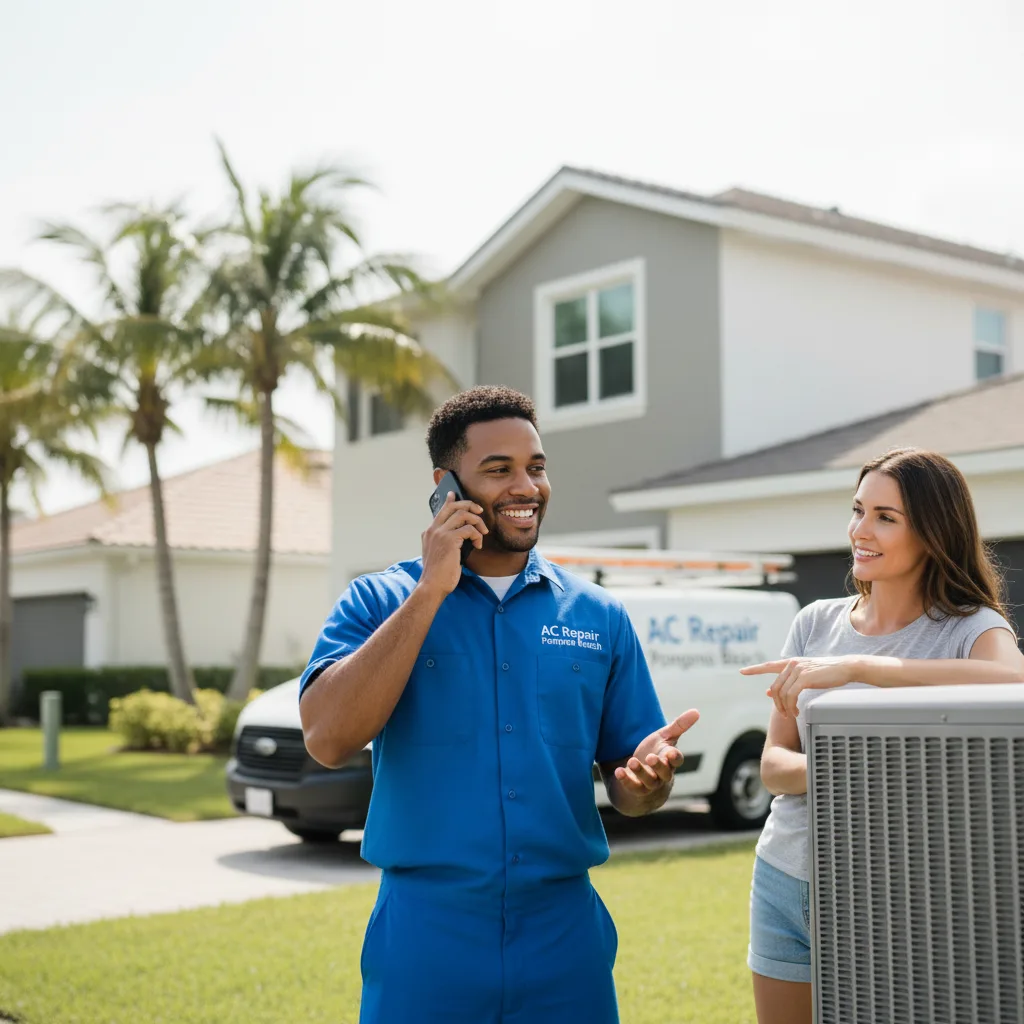 AC Repair Pompano Beach customer support in Middle Island